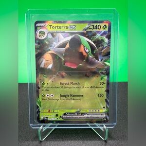 Torterra ex Holo Pokémon Card